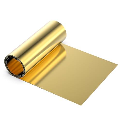 ZDLSDL Foglio d'Ottone, Piastra, Lamina, Rotolo di Lamiera 0,1 mm x 200 mm x 2000 mm