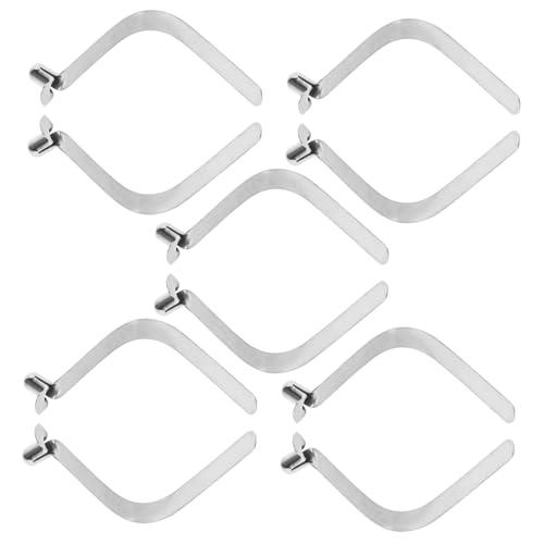 DIYEAH 10pezzi Clip Molla Scatto Per Ombrellone Pulsante Molla Clip Per Moschettoni Per Pagaia Da Kayak Accessori Per Ombrelli