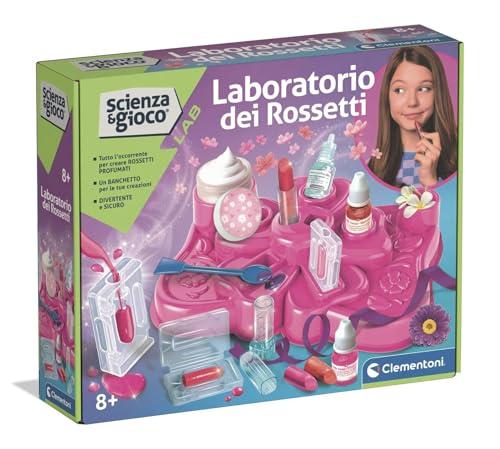 Clementoni Idea - Il Laboratorio dei Rossetti, Kit Creativo per Bambini 8+ Anni, Kit per Creare Rossetti Profumati, con una Speciale Borsetta Portatrucchi, Gioco Made in Italy, Lingua Italiana, 18789