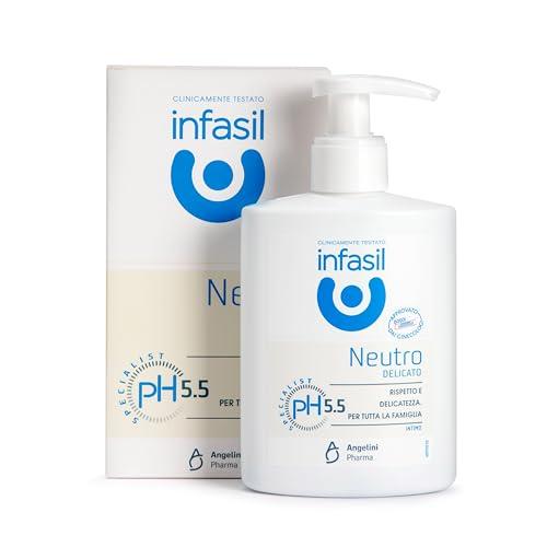 Infasil Detergente Intimo Neutro pH Specialist, Rispetto e Delicatezza per Tutta la Famiglia, 200 ml
