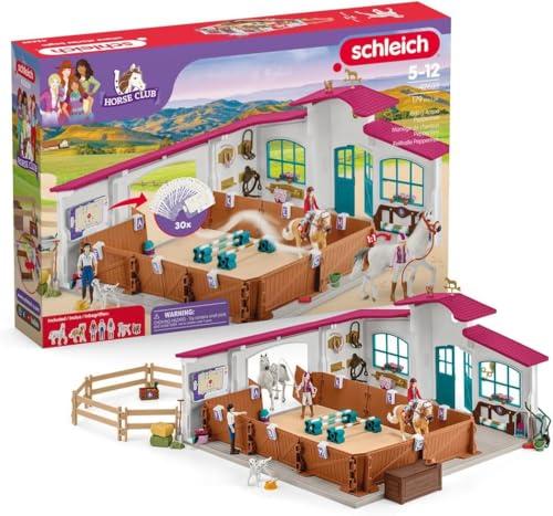 schleich 42639 Maneggio Peppertree, da 5 anni, HORSE CLUB - Playset, 179 pezzi