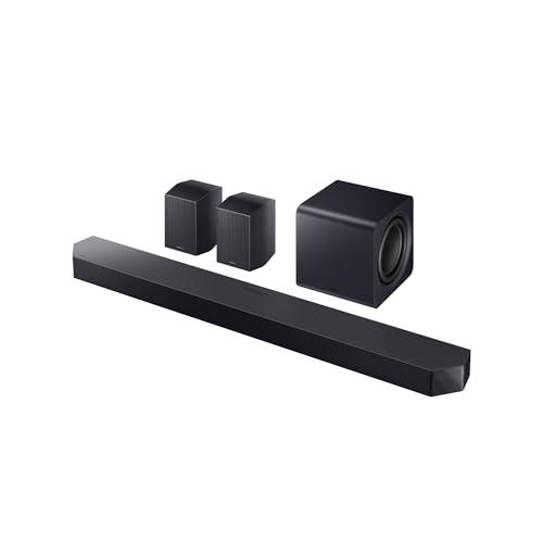Samsung Q-Serie Soundbar HW-Q990H/XC 11.1.4 Canali, Full Surround Subwoofer, Rear Speaker, Wireless Dolby Atmos, DTS XSpaceFit Sound Pro, Q-Symphony, Connessione TV Wireless, 2026