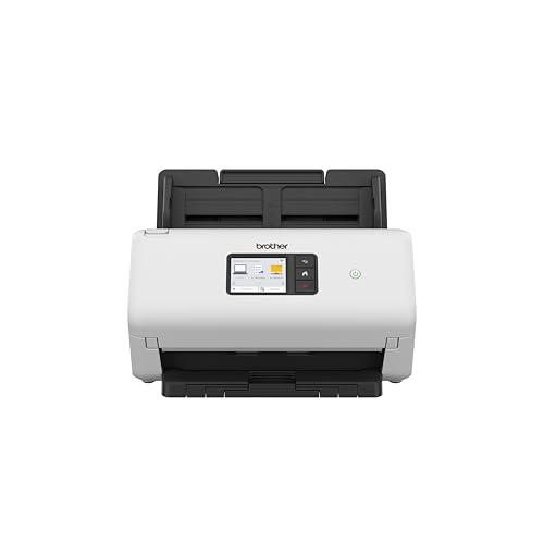 Brother ADS4550W | Scanner Desktop A4 | 35 pag/min | Scan Fronte/Retro | ADF 60 fogli | Scansione diretta su host USB | Touchscreen 7,1 cm | WiFi, Rete cablata e USB
