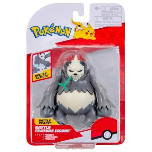 Pokémon Pangoro Battle Feature Figura – 11,4 cm Pangoro Battle Ready Figure con attacco Punch