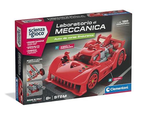 Clementoni Scienza e Gioco Laboratorio di Meccanica - Macchina da Corsa Endurance, Set Costruzioni Bambini 8+ Anni, Scopri i Principi dell'Ingegneria, Made in Italy, Lingua Italiana, 19404