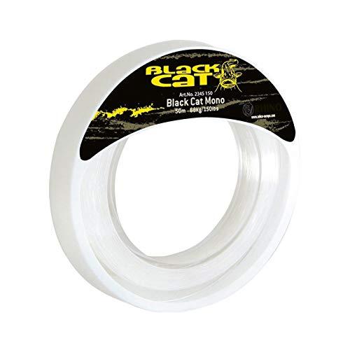 Black Cat Ø 1,3 mm Mono Leader 50 m 77 kg, 170 lbs, trasparente, 1,3 mm