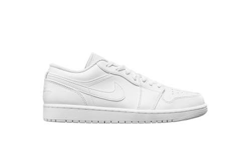 AIR JORDAN 1 Low Triple White (2022) 553558-136 Size 43