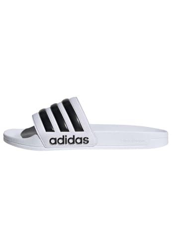 adidas Adilette Shower Slides, Infradito Unisex - Adulto, Cloud White Core Black Cloud White, 43 EU