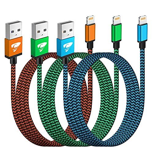 Yosou Cavo iPhone [2 Metri 3Pezzi] Cavo Lightning Usb