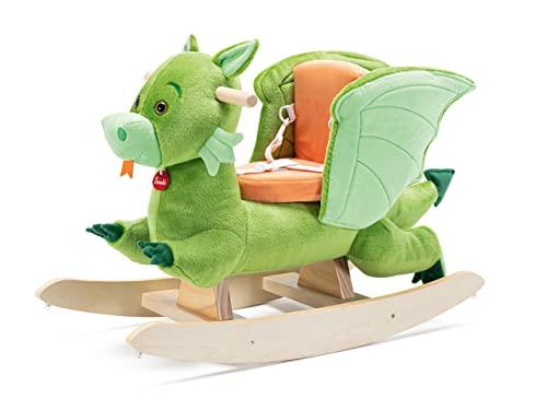Cavalcabile Drago | Dondolo giocattolo bambini Peluche | Trudi | 33x48x72 | XXL | Rocking Animals | modello 29807