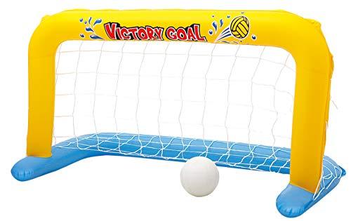 Bestway 52123 - Porta Galleggiante Water Polo con Palla, Giallo, 137 x 66 cm