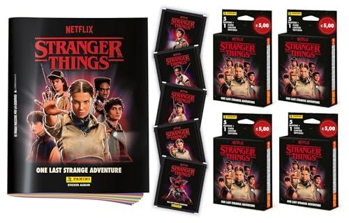 Stranger Things: One Last Strange Adventure - Sticker Collection - Super Starter Pack Panini [Album + 25 Bustine]