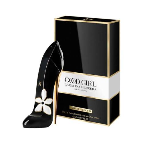 Carolina Herrera Good Girl Jasmine Absolute Eau de Parfum - Decadent Ambery Gourmand Profumo da donna con mandarino, ribes nero, caramello e tonka, fragranza da donna, 50 ml