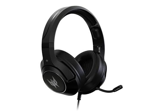 Predator Galea 350, Cuffie Gaming, con Cavo 3.5 mm Jack, Driver Audio 50 mm, Impedenza 32 ohm, Potenza nom 20mW, Fascia Regolabile, Microfono Retrattile Unidirezionale, Controllo Volume, Nero