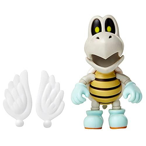 Super Mario Action Figure 4 Inch Parabones giocattolo da collezione con ali accessorio