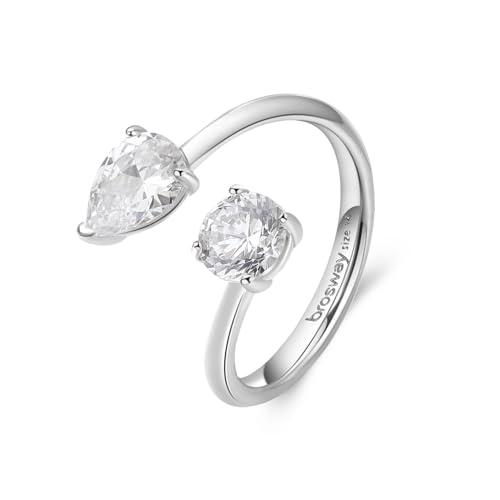 Brosway Anello Donna In Acciaio, Anello Donna Collezione Affinity - BFF192C