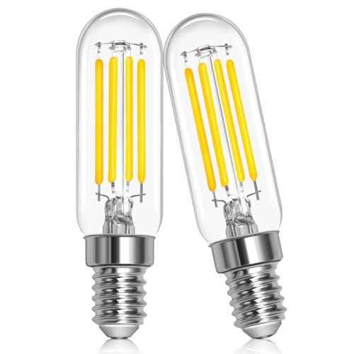 Morotty Lampadina Cappa Cucina LED E14 3W 230V, Equivalente a 30W Incandescenza, Lampadina T22 E14 LED per Cappa Aspirante, Frigoriferi, non Dimmerabile, Confezione da 2