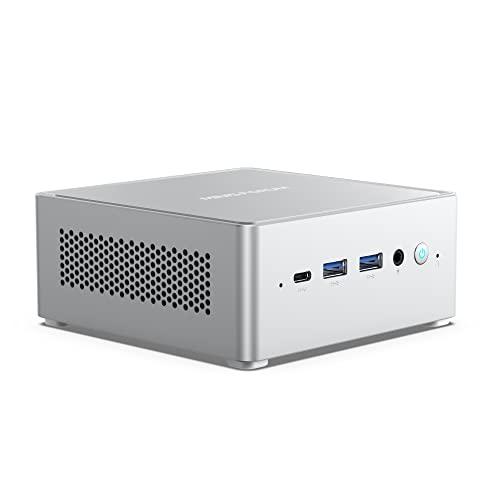 MINISFORUM Mini PC i5 NAB6 Lite Intel Core i5-12600H, 12C/16 T, fino a 4,5 GHz, 16 GB di RAM DDR4, 500 GB PCIe4.0 SSD, 2 x LAN RJ45 2,5G, 2 x HDMI, 7 x porte USB, WiFi 6, BT5 .2