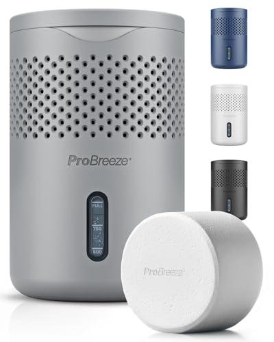Pro Breeze Osmo Deumidificatore Silenzioso e ricaricabile per umidità e condensa in casa camera armadio auto – Rimuovi muffa da bagno con pastiglia da 700g – Senza elettricità