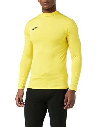 Joma 101018.900.S-M Maglia Termica - Academy a Manica Lunga da Uomo, Giallo, S-M