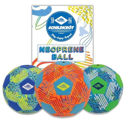 Schildkröt Pallone da Beachsoccer in Neoprene, Taglia 5, Ø 21 cm, Vari Colori, Superficie Tessile Antiscivolo, Resistente all'Acqua Salata, Ideale per Spiaggia & Giardino, 970343