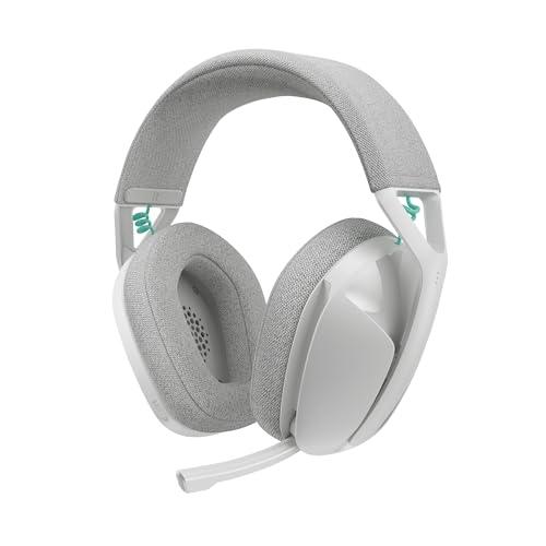 Logitech G G321 LIGHTSPEED, cuffia con microfono gaming wireless Bluetooth, comfort e vestibilità dinamici, microfono su braccio a 16 kHz, PC, PS4, PS5, Nintendo Switch, mobile - Bianco