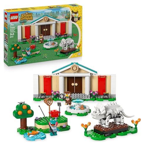 LEGO Animal Crossing La Collezione del Museo di Blatero - Giocattolo Interattivo con le Minifigure di Blatero e Gigliola e Fossili di Dinosauro - Regalo per Gamer, Bambine e Bambini da 7 Anni - 77056