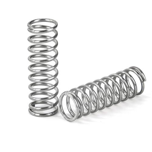 GUNGY Molle Compressione 30mm Molla in Acciaio Inossidabile 304 Diametro Filo 1,1mm Diametro Esterno 10mm Forza Molla 2,4kg 10 Pezzi