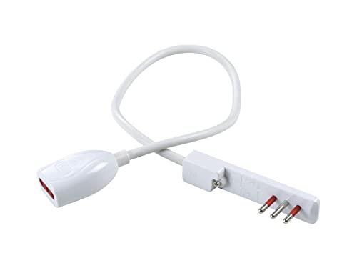 Prolunga comodino 0,5m FLAT 16A BIANCA