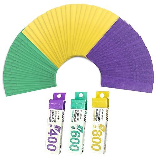Hobby Model Tools - Carta vetrata adesiva per riutilizzo bagnato/secco, impermeabile, 600/800/1000, per modelli in plastica, Gunpla, legno e kit di attrezzi