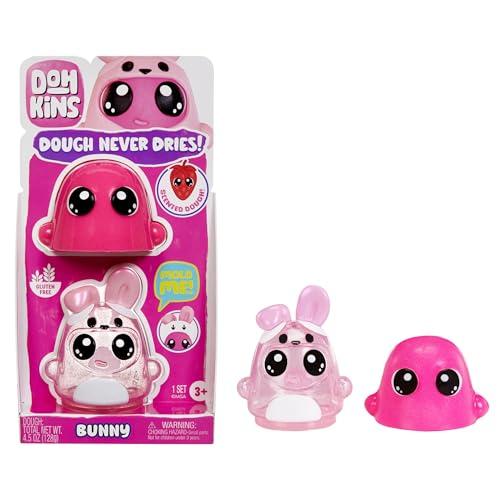 MGA Entertainment DohKins Bunny Single Pack Character - Include 1 personaggio DohKins, Collezionali tutti e 6, l'Impasto non si Asciuga mai, Senza Glutine, per Collezionisti e Bambini. Età 2-5 anni