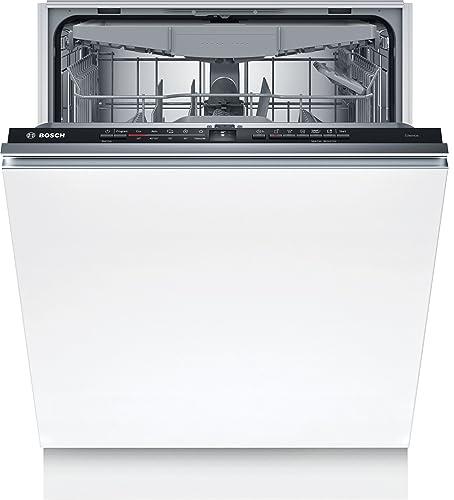 Bosch Elettrodomestici SMV2HVX02E Serie 2, Lavastoviglie da incasso a scomparsa totale, Home Connect, Diagnostica da remoto, Assistente al lavaggio, Programma Preferito, InfoLight, 3 cestello, 60 cm