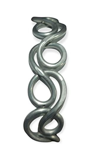 bracciale alluminio fatto a mano