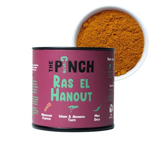 THE PINCH Ras el Hanout Condimento del Maghreb 100% naturale e senza sale - Molto gustoso in diverse ricette vegane come verdure arrostite, cous cous e stufato di lenticchie. 45 g.
