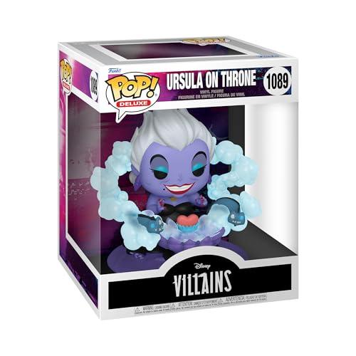 Funko Pop! Deluxe: Disney Villains-Ursula On Throne - Cattivi Disney - Figura in Vinile da Collezione - Idea Regalo - Merchandising Ufficiale - Giocattoli per Bambini e Adulti - Movies Fans