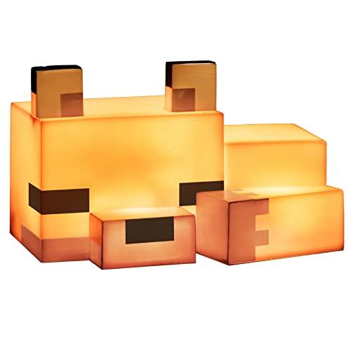 Luce Notturna Minecraft Fox Lampada Carina, Decorazione per Cameretta Bambini