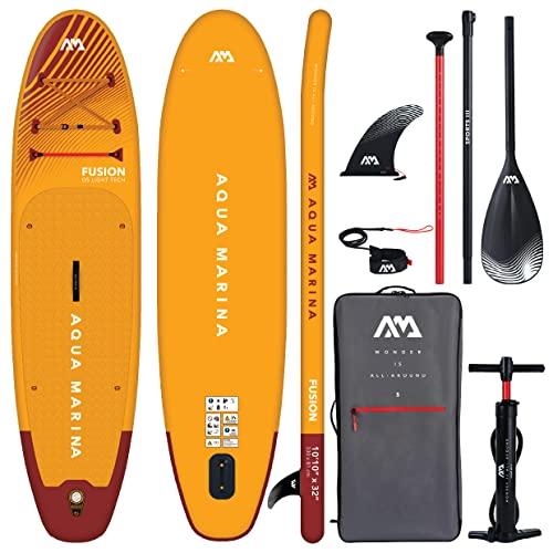 Aqua Marina Fusion - Tavola gonfiabile per stand up paddle (iSUP), lunghezza 330 cm