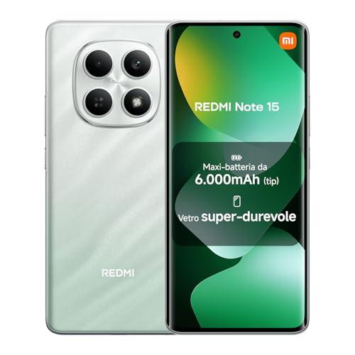 XIAOMI REDMI Note 15, Smartphone 8+256GB, Verde Foresta,6000mAh