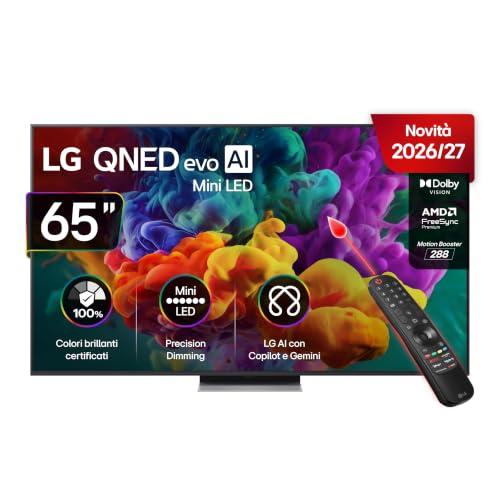 LG QNED evo AI MiniLED 65 Pollici, Serie QNED86B 2026 Smart TV 4K - 65QNED86B6B