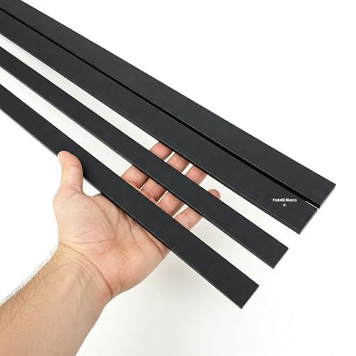 Barra piatta PVC NERO disponibili varie Sezioni (30x10x1000 mm)