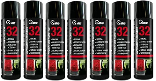 7 ricariche TROMBA STADIO AVVISATORE ACUSTICO PER EVENTI SPORTIVI E NAUTICA VMD 32