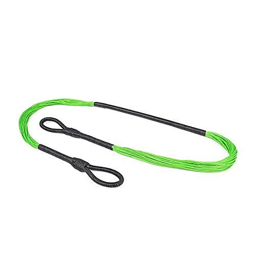 ELONG OUTDOOR Corda di ricambio per braccio a pistola Cobra da 50 lbs fino a 80 lbs con punte degli arti – 20 fili di corda ad arco HMPE 1600D