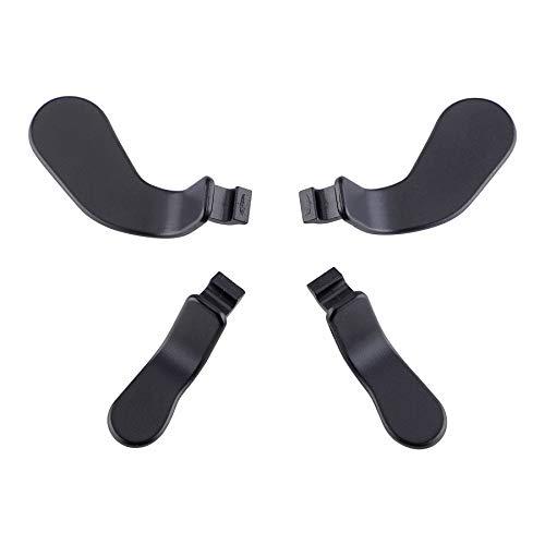 eXtremeRate 4 Paddles Metallo per Xbox Elite Series 2 Controller,Palette Levette Posteriori in Acciaio Inossidabile Ricambio per Xbox Elite V1/Series 2 Core Joystick-Nero