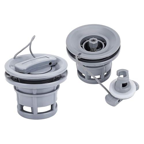 Fegtrtyoa 2 Pezzi Guarnizione Valvola per Gommone, Valvola Air Tracks, Tappo Aria Air Tracks, Valvola Aria Kayak Valvola per Gommone