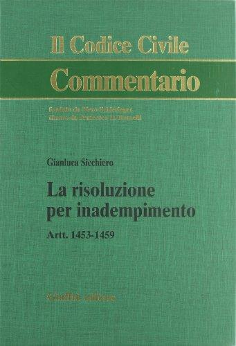 Risoluzione Per Inadempimento.