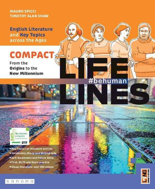 Lifelines compact. Ediz. rossa. English literature and key topics across the ages. With Literary skills, Future skills. Per le Scuole superiori. Con e-book. Con espansione online