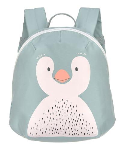 Lässig Piccolo zaino per bambini per la scuola materna con cinturino da 2 anni, 20 x 9 x 24 cm, 3,5 L, Blu Chiaro (Penguin)
