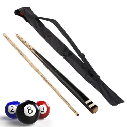 YUVKIN 1 Custodia Portatile, Copri Stecca da Biliardo, Borsa per riporre, Adatta per Stecche da Biliardo, 1/2 Porta Stecche (80 cm)