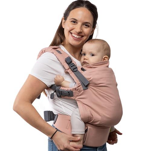 Boba X Marsupio – Regolabile da Neonato a Bambino, Marsupio Ergonomico 2-in-1 Frontale e Zaino con Spallacci Incrociabili (Fioritura)