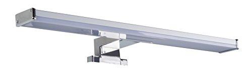 Oktaplex lighting Lampada a specchio LED 40cm cromo superficie montaggio mobile 3000K bianco caldo 8W 640lm lampada da bagno specchio